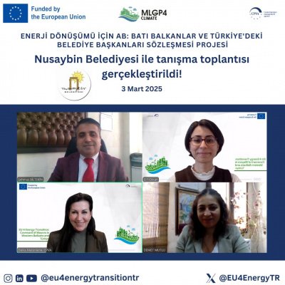 Nusaybin Belediyesi ile İklim Eylemi İçin İlk Adım!